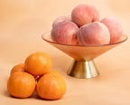 Tapered Glass Decorative Bowl(Pink) , 9.8 Inches Handblown Striped Design Glass Bowl with Rust Resistant Metal Base,Decorative Fruit Bowl for Home Decor,Table Centerpiece,Kitchen Island,Dining Decor - Image 4