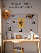 Fluxynara Felt Bulletin Board & Cork Board Alternative 48'' x 36'' - Image 5