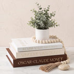 Emibele 3 Pack Fake Linen Book Storage Boxes Modern Home Shelf Table Decor by Emibele