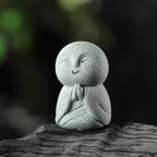 Landical Buddha Sandstone Statues Zen Monk Sculptures,Prayer Monk by Landical