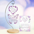 Purple Butterfly Decor for Best Friend Bestie Women by Hanatoca