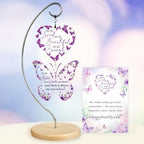 Purple Butterfly Decor for Best Friend Bestie Women by Hanatoca