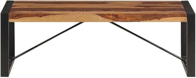Coffee Table 47.2"x23.6"x15.7" Solid Sheesham Wood, End Tables, Living Table - Image 3