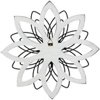 Wood Flower Wall Decor,Rustic Farmhouse Wall Art for Livng Room 13 inch - Image 7