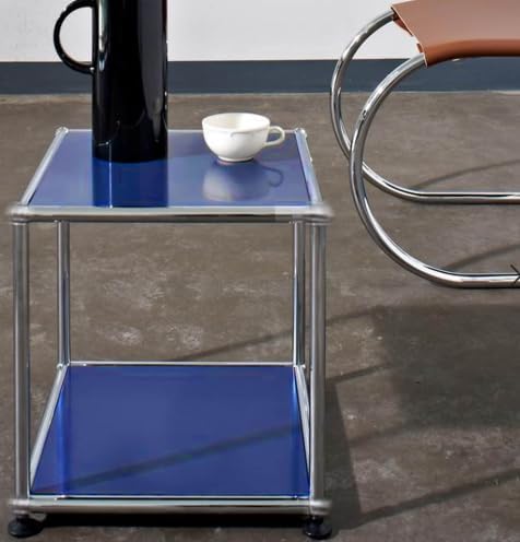 Nightstand Modern Storage Cabinet Blue A Versatile Free-Standing Organizer - Image 5