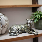 Cheetah Statue Home Decor Sculpture, Sitting Cheetah Desktop Ornament,Handmade with Resin,Office countertop Decoration,Suitable for Living Room, Dining Table, Bedroom - Image 4