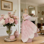 Guichifun Pink Leaf Angel Girls Fairy Statue Collection Home Decoration - Image 2
