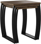 SRIWATANA Nesting Tables, Vintage Side End Tables Living Room, Coffee Snack - Image 5