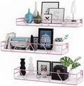 Floating Shelves Set of 3, Wood Wall Shelf, Farmhouse Shelf for Bedroom by Amoot
