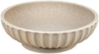 Deobath Large Decorative Bowl - Fruit Bowl for Kitchen Counter - Modern Decorative Bowl for Home Decor,Key Bowl for Entryway Table - Artificial Stone Beige by Deobath