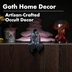 Tabletop Gothic Figurine Grim Reaper Statue - Gothic Spooky Sculpture for Garden or Bookshelf - 5.9 inch Mysterious Resin Dedor - Bookshelf Decor Fantasy. - Image 6