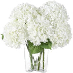 Coferset 3pcs Lifelike Real Touch Hydrangea Artificial Flowers,White by Coferset