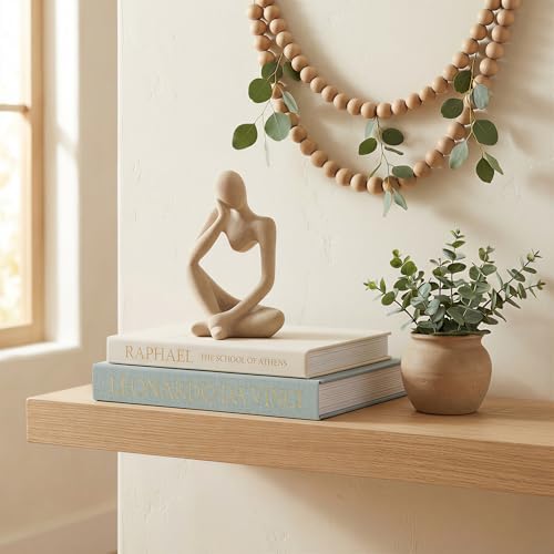 Upgraded Decorative Books for Home Decor - Coffee Table Faux Books for Decoration, Linen Fake Book Storage Box for Entryway, Bookshelf, Modern, Boho, Farmhouse & Neutral Aesthetic Decor, Set of 2 - Image 3