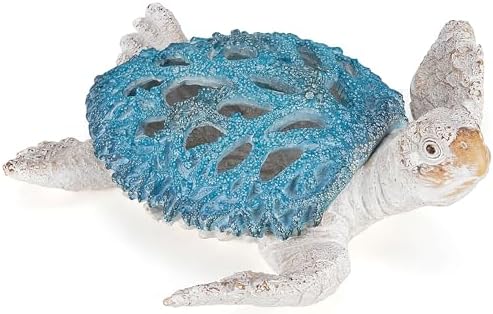 VVGIFTS Ocean White Sea Turtle Coral Reef Beach Coastal Home Shelf Decor by VVGIFTS
