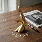 Gold Room Decor, Resin Legs Sculpture for Shelf, Desk, Bookcase - Image 5