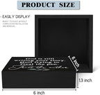 SRADMO God Is Still Writing Your Story Wood Box Sign Desk Decor 6x6, Christian Bible Verse Decor Black Wooden Box for Home Office, Inspirational Table Decorative Accessories (Black) - Image 7
