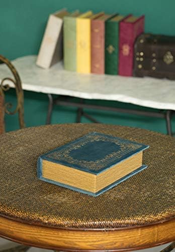 VW Vintiquewise Decorative Vintage Book Shaped Trinket Storage Box - Blue - Image 6