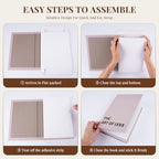 3Pcs Decorative Books, Fake Books for Coffee Table Decor Home Decor - Image 2
