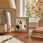 Cute Halloween Animals Wood Plaque Sign, Rustic Tabletop Art Decor 40 - Image 5