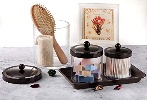 SheeChung Metal Vanity Tray, Bathroom Counter Storage Tray, Bronze 4 Pack - Image 5