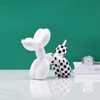 Creative Balloon Dog Sculpture Modern Home Decoration Trendy Animal Art Ornaments Collection Figurine Bedroom Living Room Office Desktop Resin Decors - Image 2