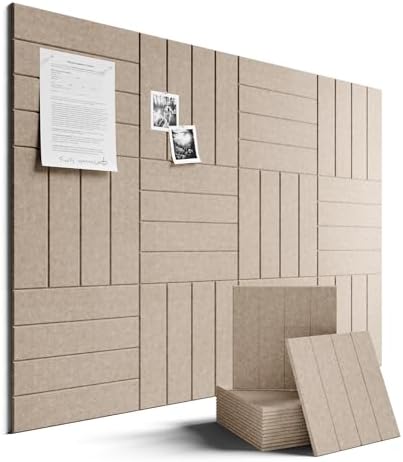 Fluxynara Felt Bulletin Board & Cork Board Alternative 48'' x 36'' by FLUXYNARA