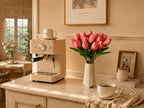 Mandy's 20pcs Artificial Coral Pink Tulips - Image 5