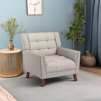 Christopher Knight Home Evelyn Mid Century Modern Fabric Arm Chair - Image 6