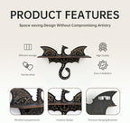 Dragon Shelf, Dragon Decor, Crystal Display Shelf, Gothic Fantasy Decor - Image 5