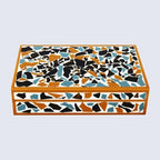 Handicrafts Home Decorative Storage Box 10x6 – Remote Organizer Box with Lid, Modern Decorative Keepsake Box, Boho Shelf Décor, Memory Box for Photos or Letters, Decorative Box for Table Décor - Image 4