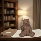 JFSM INC. Brown Bear Raising Middle Finger Figurine Funny Hilarious Decor - Cabin Themed Decor, Funny Bear Gifts, - Image 3
