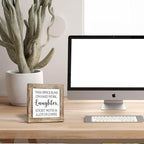 Inspirational Desk Signs, Coffee Wooden Box Sign, Funny Office Desk Decor, Square Wood Block Sign Table Signs, Small Decor for Shelves, Freestanding Home Decoration 5.9x5.9 Inches - Image 3