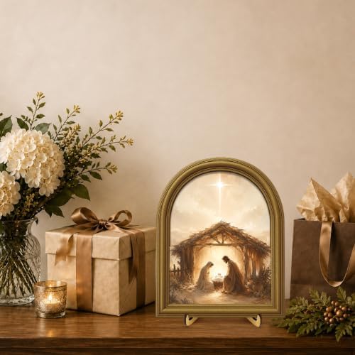 Christmas Decor Vintage Jesus Nativity Wall Art Sign Table Decor - Image 7