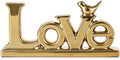 XMGZQ Love Sign Decoration,Gold Love Signs for Home Decor Statue,Gold Bird Sculpture Personalized Love Decor,Style Figurine Decorative Ornaments for Living Room,Bedroom,Desktop,Cabinets by XMGZQ