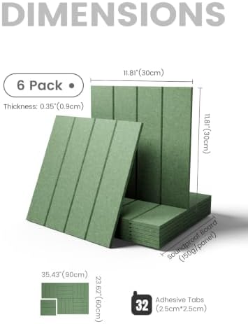 Fluxynara Felt Bulletin Board & Cork Board Alternative 36'' x 24'' - 6 Pack - Image 2