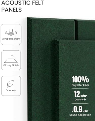 Fluxynara Felt Bulletin Board & Cork Board Alternative 48'' x 36'' - Image 4