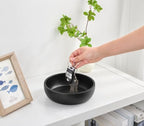 Large Concrete Key Bowl for Entryway Table - 7.9" Key Holder Bowl for Keys - Image 2