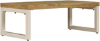 Solid Mango Wood Coffee Table 39.4"x19.7"x13.8" Rectangular Accent Table - Image 3