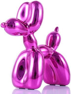 Red Balloon Dog Decor,Balloon Animal Decors, Room Shelf Decor Preppy,Cute Statue Home Decors, Bedroom Modern Sculpture Desk,Office Gold Decorations Small Figurines by XIAOMAGG
