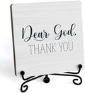 Modern Farmhouse Decor, Home Decor For Living Room, Boho Chic Aesthetic Shelf Decorations, Christian Dear God Sign, Farm House Entryway Tv Stand Fireplace Coffee Table Decoration (08) by JUSITAKEET