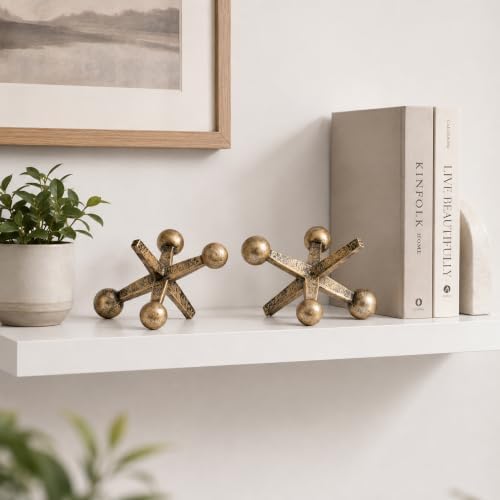 4 Inch Vintage Jacks Decor Set of 2 - Image 6