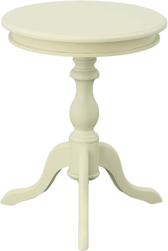 Carolina Classics Gilda Side Table in Antique Ivory - Image 4