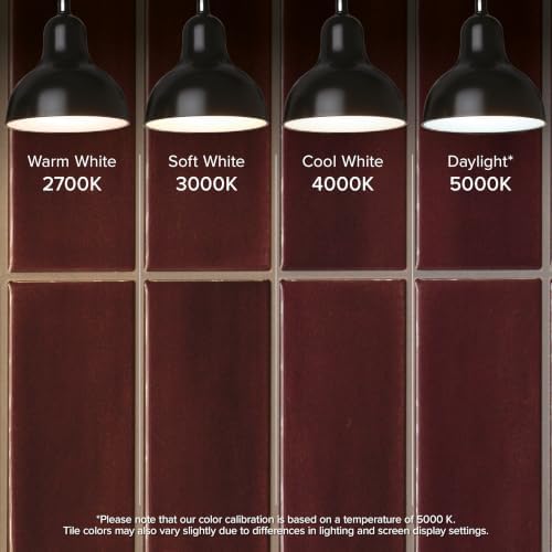 Smart Tiles Peel and Stick backsplash, Stacked Burgundy Red, 11.43"x9" - Image 4