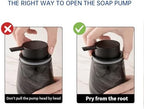 Modern Glass Marble Foam Hand Soap Dispenser,Black Soap Dispenser - Image 5