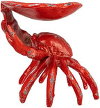 Creative Co-Op Distressed Cast Iron Crab Shaped Decorative Dish, Red - Image 5