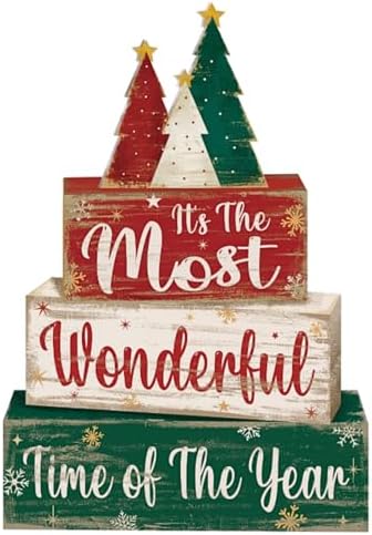Moucuny 4 Pcs Christmas Tree Table Decorations by Moucuny
