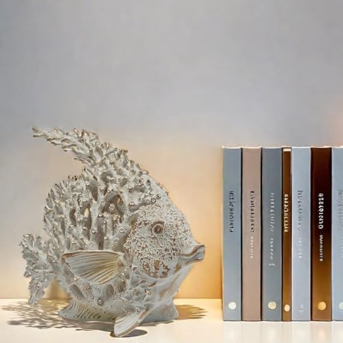 VVGIFTS Beach Coastal Coral Reef Angelfish Home Office Bathroom Decor Gift - Image 4