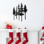 ESTART Metal Pine Tree Wall Art, Metal Tree Wall Decor - Image 6