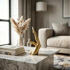 Gold Room Decor, Resin Legs Sculpture for Shelf, Desk, Bookcase - Image 2