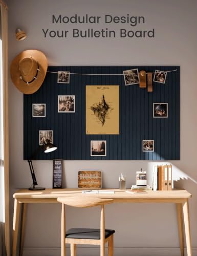 Fluxynara Felt Bulletin Board & Cork Board Alternative 48'' x 36'' - Image 6